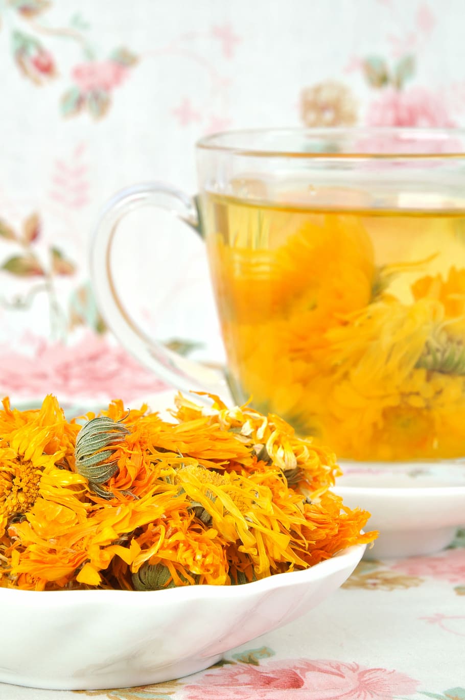 chá, nome do chá, bebida de chá, crisântemo, frescura, comida e bebida, flor, planta de florescência, close-up, refresco