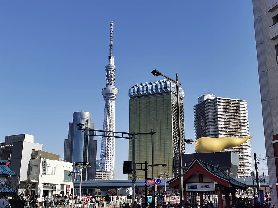 skytree, tóquio, japão, torre, marco, urbano, arquitetura, exterior do edifício, estrutura construída, cidade