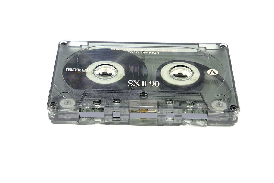 cassette, tape, magnetband, band, analog, music, sound, audio, retro, vintage