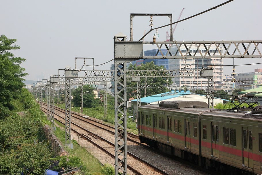 train, subway, republic of korea, korea, south korea subway, transportation, railway, electric motors, commuting, electric