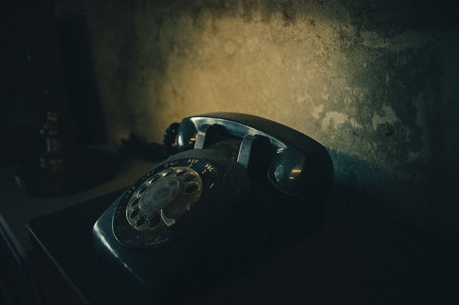 antiques, vintage, before 1975, vietnam, phone, indoors, retro styled, telephone, rotary phone, technology