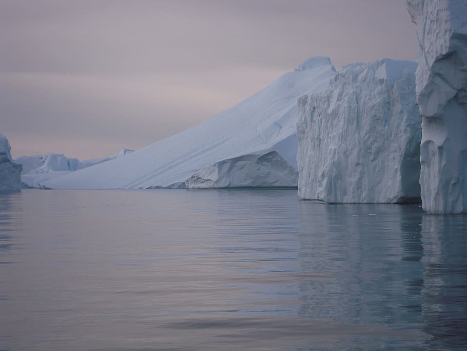 nature, white, iceberg, glitter, greenland, environment, cold, ocean, north pole, ice