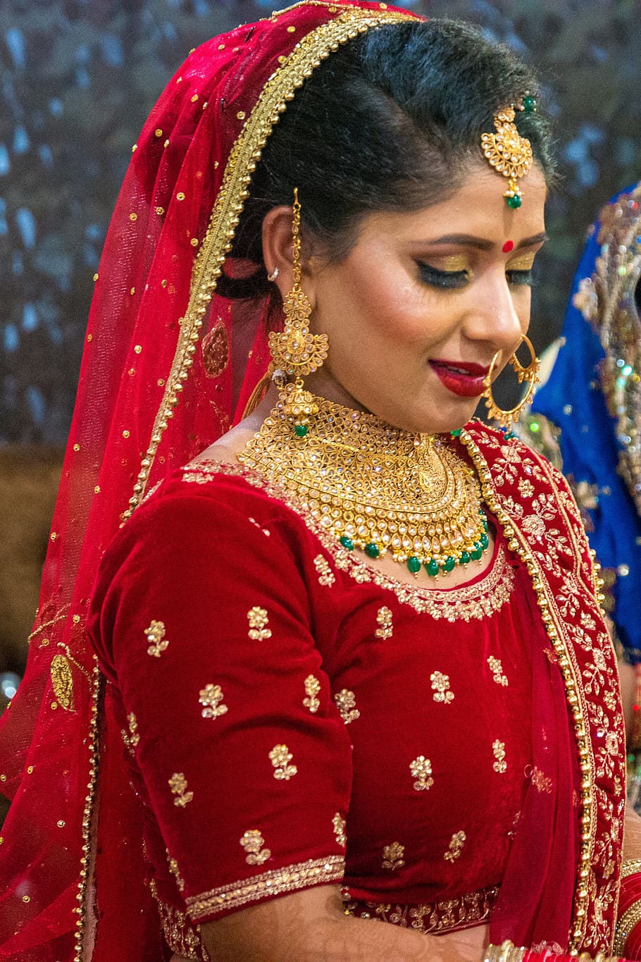 bride, indian bride, wedding, indian, woman, mehndi, female, traditional clothing, clothing, women