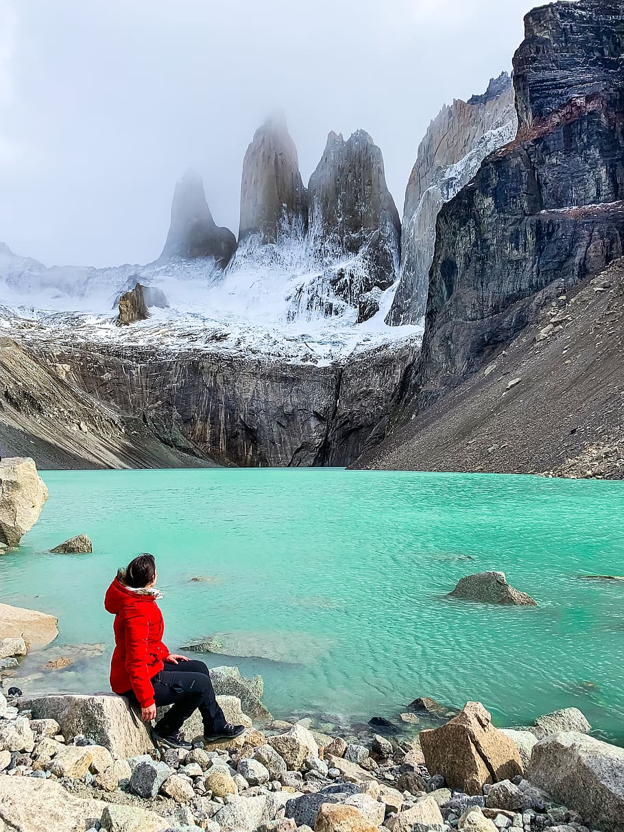 patagônia, chile, torres del paine, américa do sul, montanha, trekking, paisaje, viagem, rock, rock - objeto
