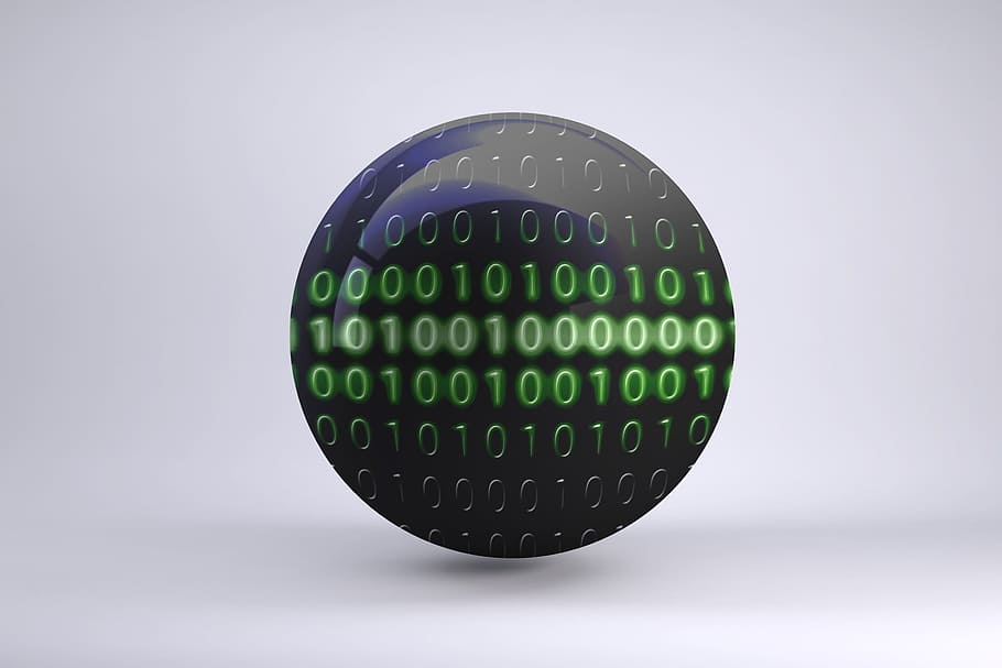 Código, Esfera, 3D, Tecnología, esfera 3d, piratería, internet, datos, red, comunicación