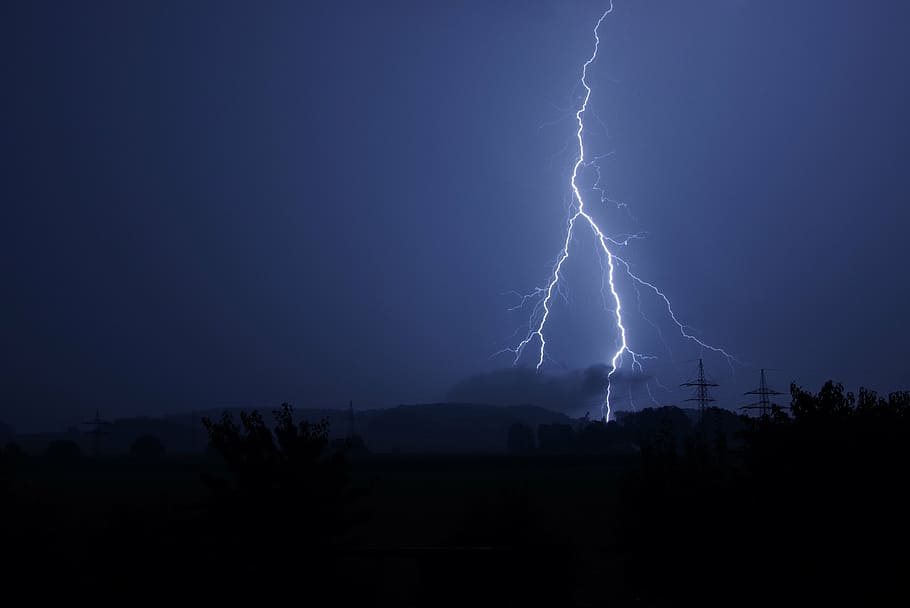 bolt of lightning, flash, thunderstorm, flash of lightning, black, discharge, night, electricity, sky, background