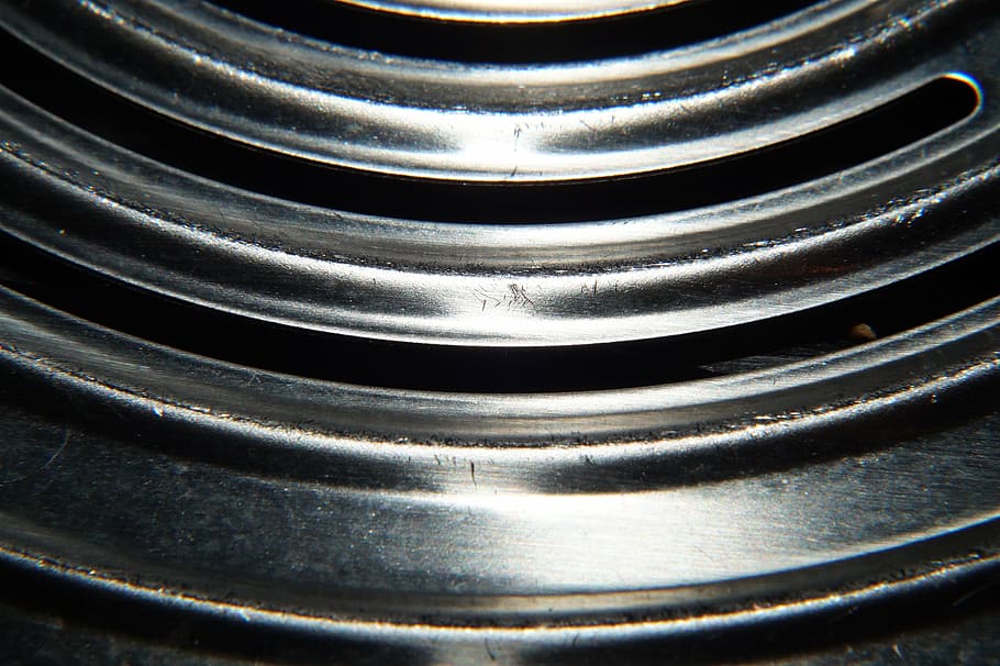 metal, evenly metallic, smooth, noble dark, steel, circle, full frame, backgrounds, pattern, close-up