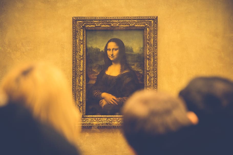 모나리자 그림, 레오나르도 다빈치, 모나리자, 그림, 미술, 예술가, 인물, 유명한, 루브르 박물관, 미술관