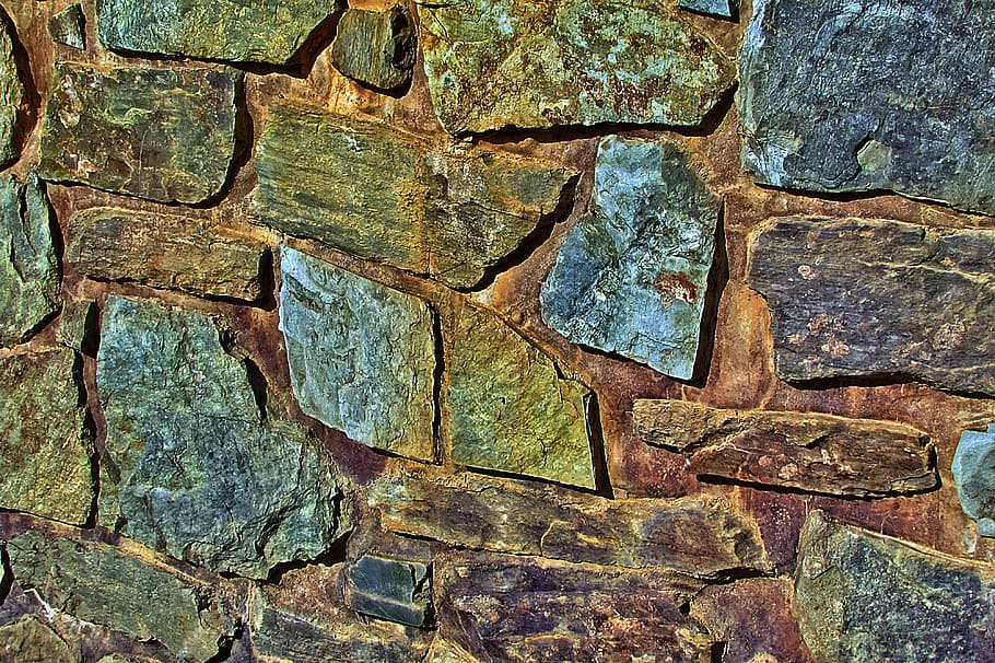 marrón, gris, superficie de piedra, muro de piedra, piedras naturales, muro, mampostería, muro de piedra natural, fijo, piedras