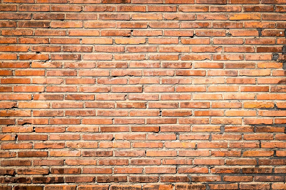 brown bricked wall, brick wall, background, wallpaper, abstract, pattern, texture, stone, brick, stone wall