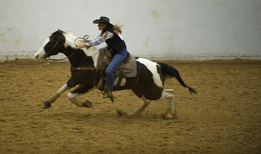 cowboy, riding, horse, Rodeo, Barrel Racing, Woman, Cowgirl, sport, competition, stress