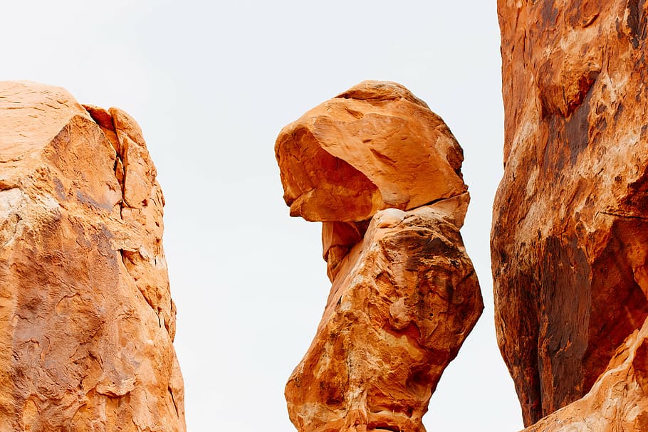 rock formation, daytime, rock, formation, travel, adventure, hike, climb, brown, close-up