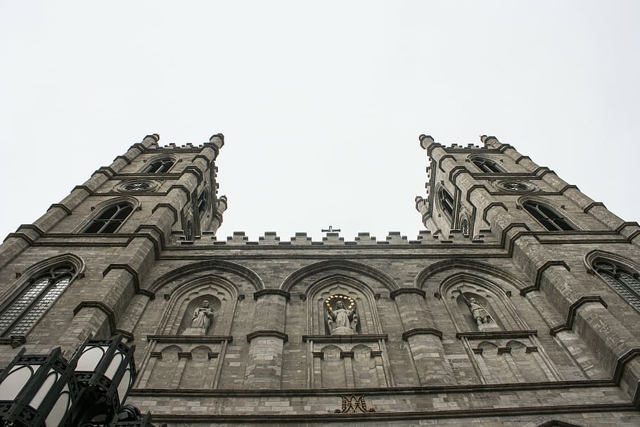 Iglesia, Notre Dame, Montreal, Quebec, Canadá, Celine Dion, matrimonio, ceremonia, oración, misa