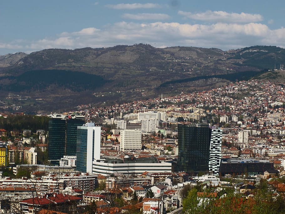 Sarajevo, Bosnia And Herzegovina, bosnia, scc, easter europe, vraca, vraca memorial park, panorama, city, europe