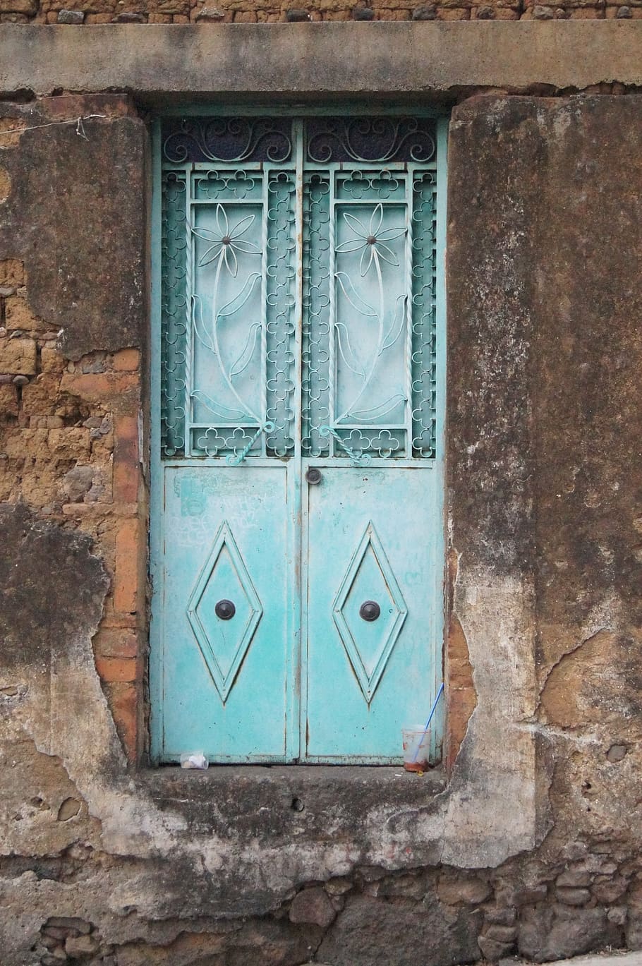 door, house, real estate, architecture, old, blue, input, texture, urban, vintage
