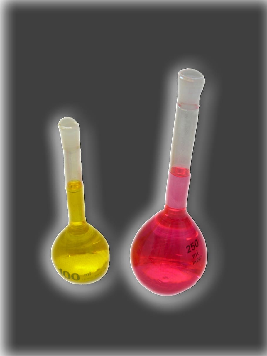 piston, laboratory, mystical, bright, red, yellow, science, research, scientific Experiment, chemistry