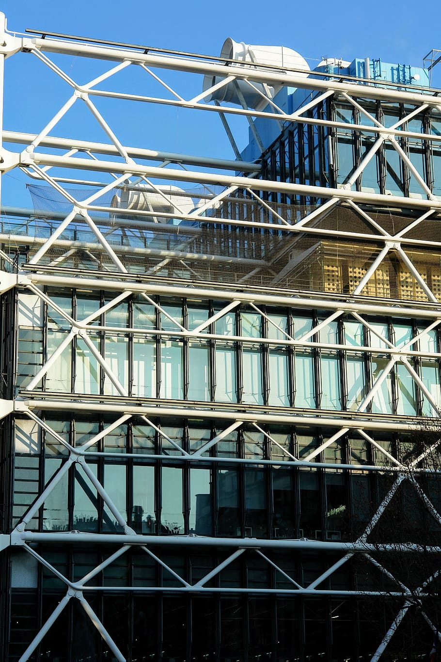 Centre Pompidou, París, Francia, arquitectura, fachada, plexiglás, construcción, edificio, tubo de vidrio, arte