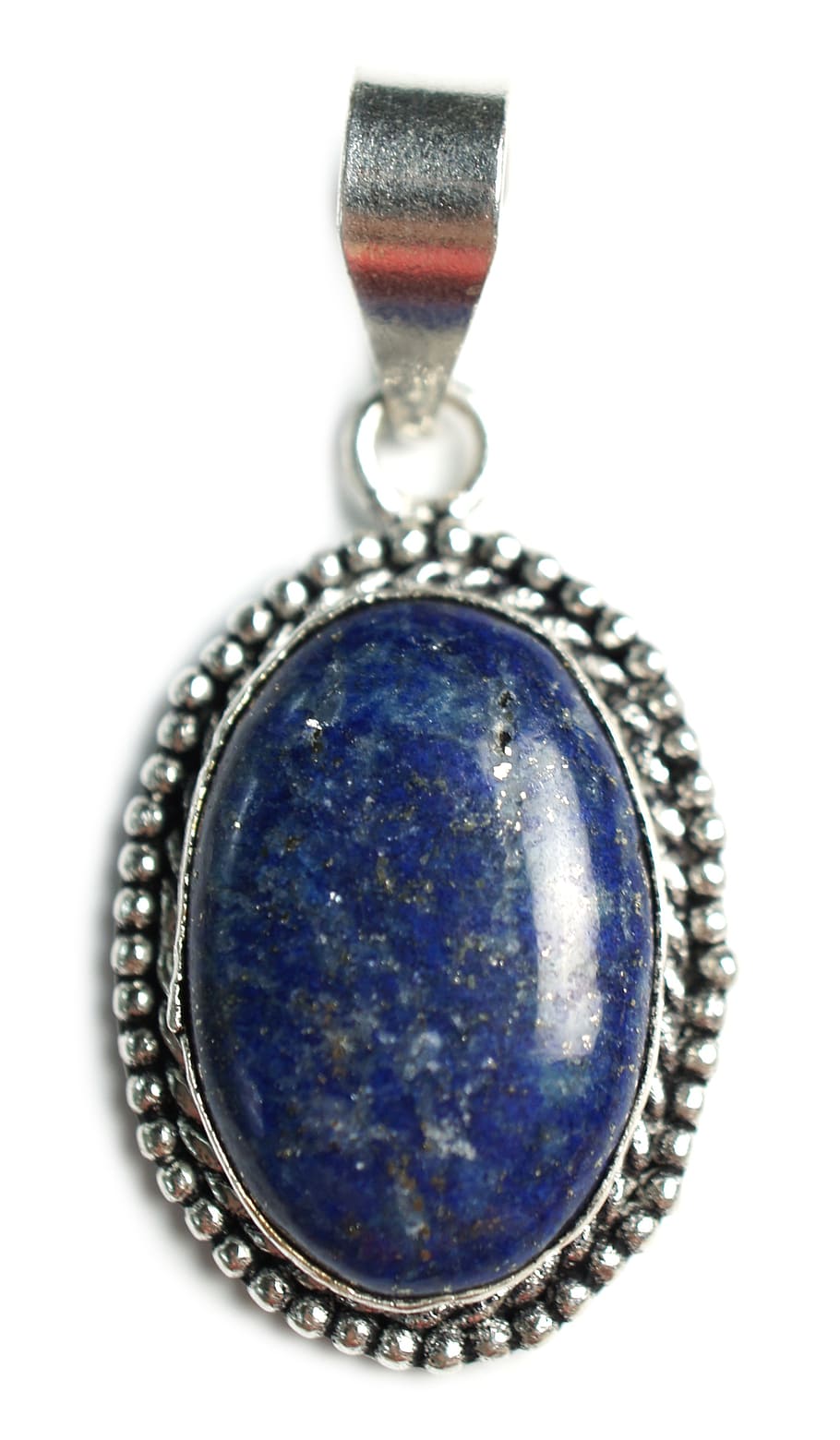 azul, colgante de cabujón, blanco, superficie, lapislázuli, piedra, colgante, piedras preciosas, gemas, hecho a mano