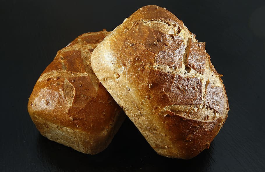パン, クラフト, 食品, オーブン, 焼きたて, 美しい, 食事, 生産, パンを焼く, 食品の生産