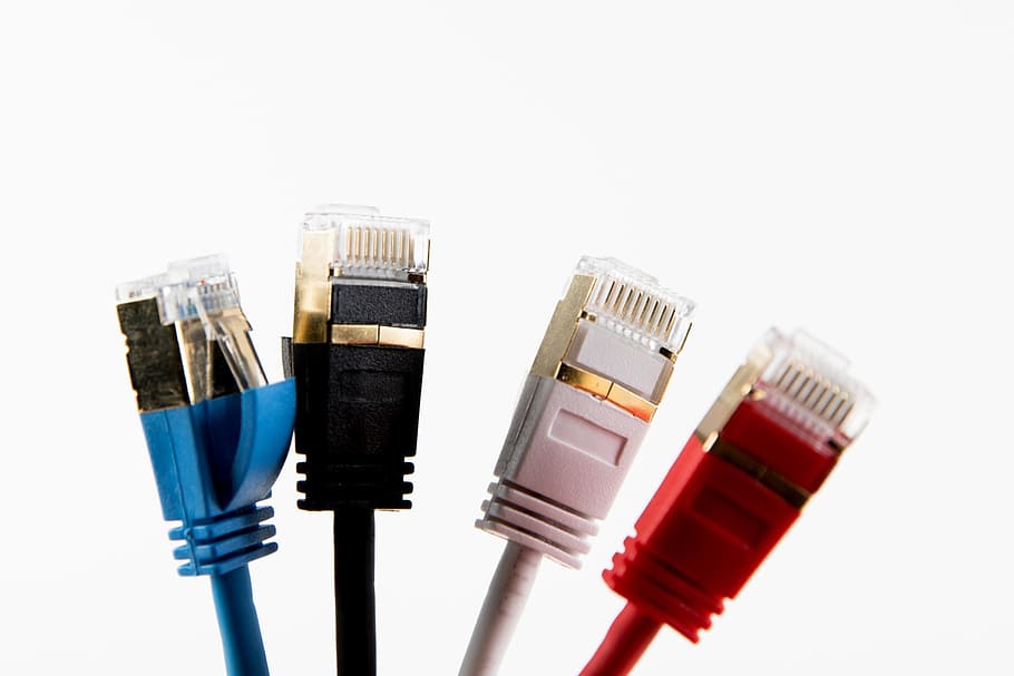 jaringan, kabel patch, rj-45, rj45, pemrosesan data, kabel jaringan, ethernet, kabel lan, konektor jaringan, patch