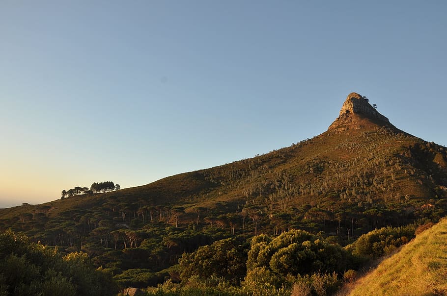 mountain, landscape, sky, travel, outdoors, hill, scenic, nature, signal hill, cape town