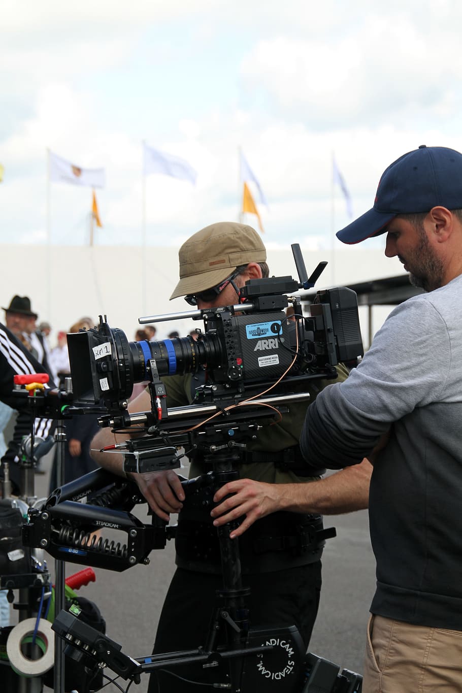 camera, camera man, filming, professional, equipment, tv, film, men, real people, occupation