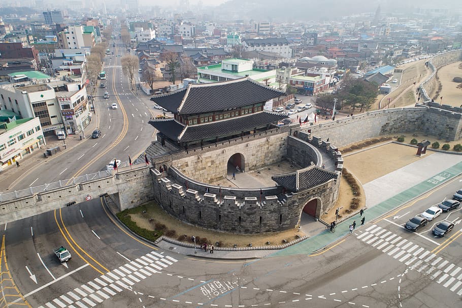 travel, city, structure, unesco world heritage, world traditional heritage, unesco, mars, device security, hwaseong fortress, republic of korea