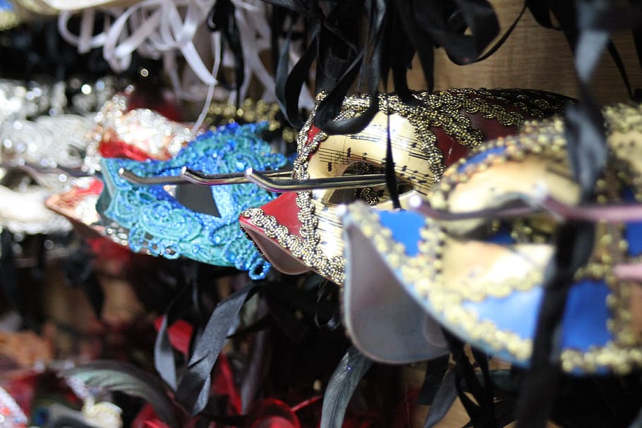 assorted-color masquerade lot, mask, mardi gras, parade, new orleans, louisiana, mardi, gras, celebration, masquerade