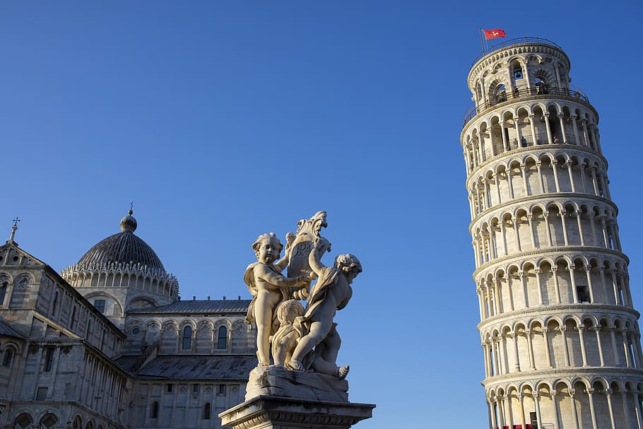 pisa, italy, europe, tower, building, the baptistery, travel, architecture, italian, monuments