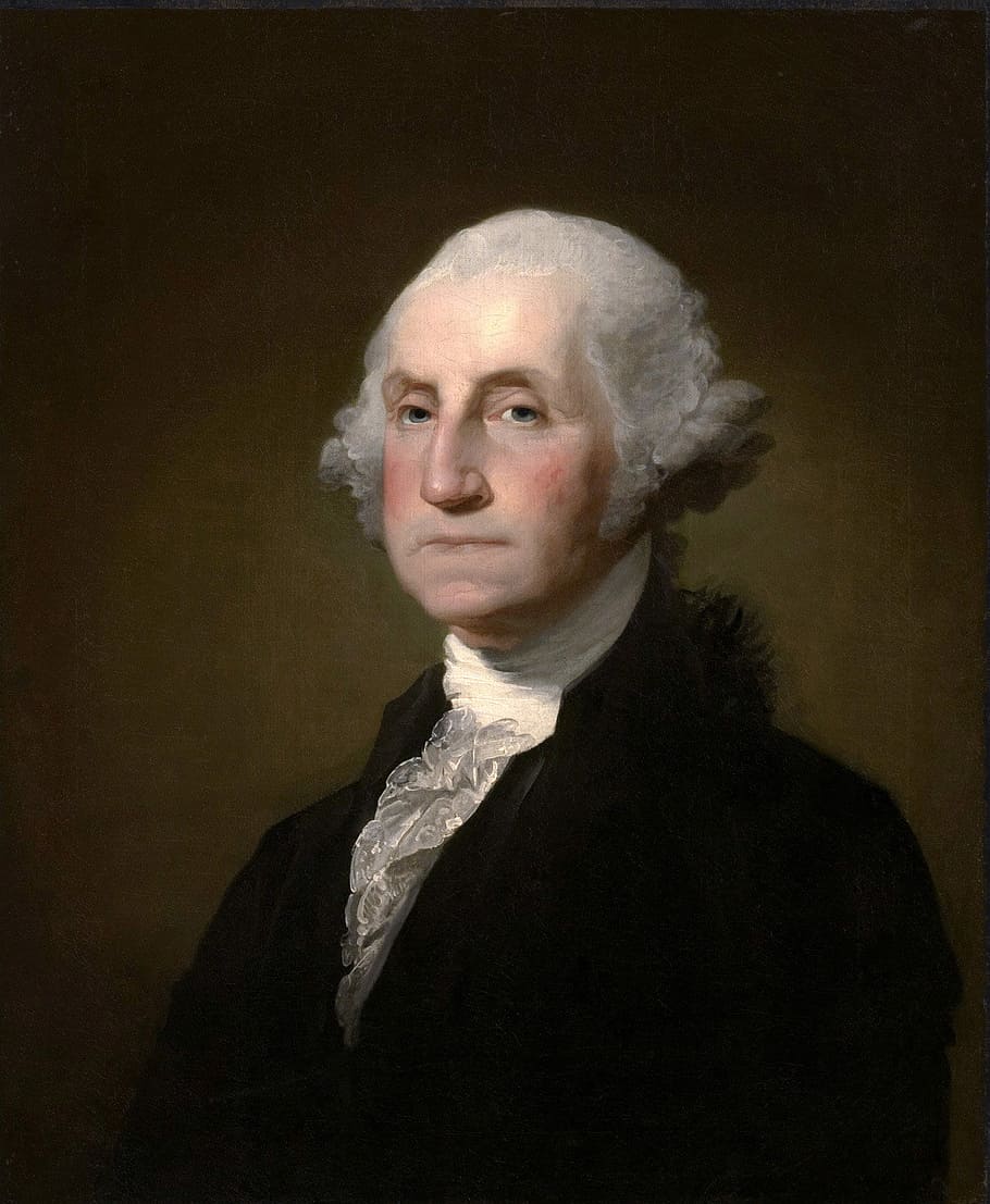 george washington portrait, George Washington, Portrait, founding father, president, public domain, people, concepts And Ideas, one Person, males