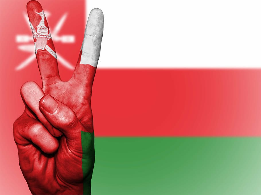 oman, peace, hand, nation, background, banner, colors, country, ensign, flag