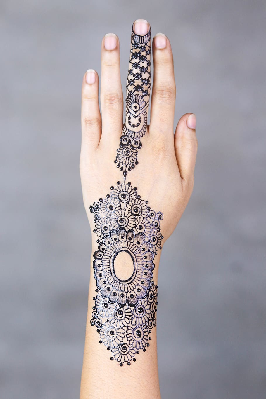 inai, tangan, mehendi, pola, wanita, telapak tangan, Desain, dekorasi, India, seni