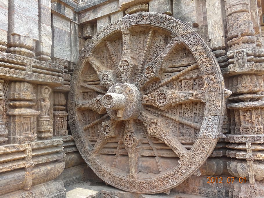 sun temple, konark, india, wall, sculpture, ancient, history, art and craft, craft, architecture