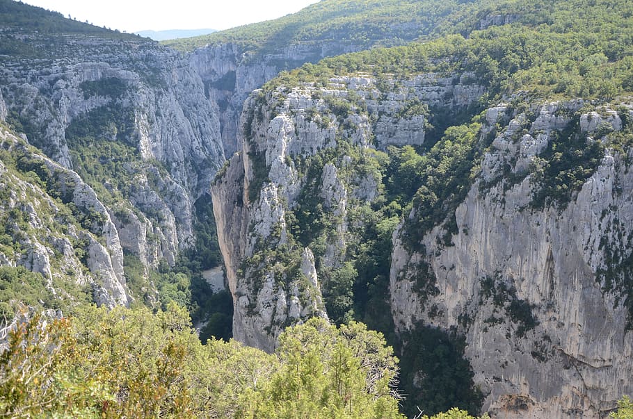 canyon du verdun, climbing area, rock, summer, holidays, mountains, landscape, show, beauty in nature, tree