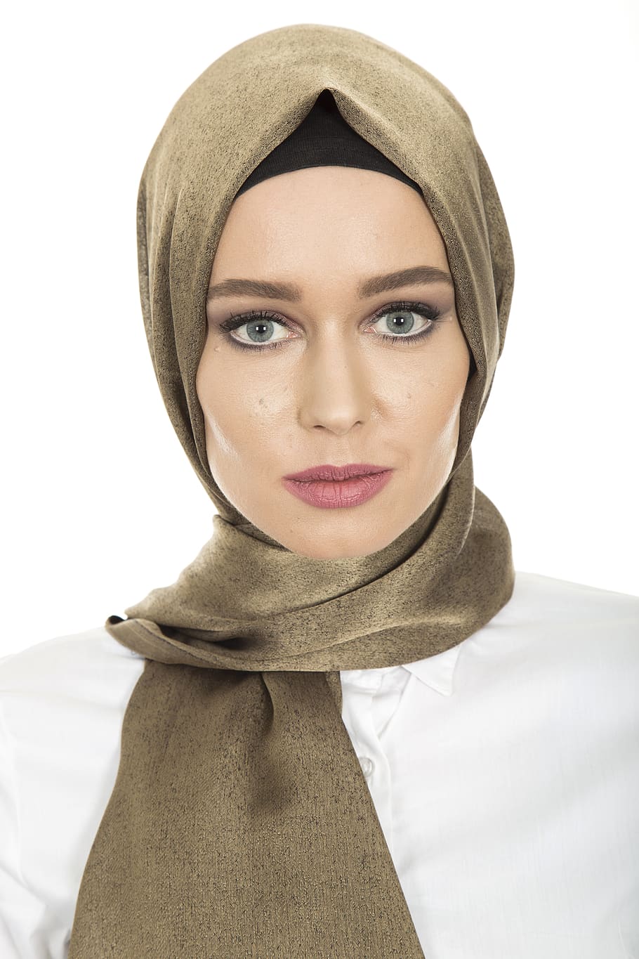 hijab, head cover, hair, scarf, woman, long hair, model, overview, portrait, beauty