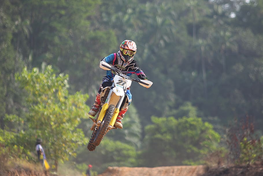 motocross, race, sport, game, motorcycle, vehicle, outdoor, people, man, one person