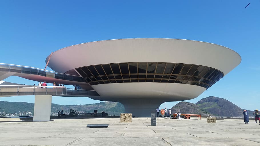 rio, de, janeiro, Oscar Niemeyer, Rio De Janeiro, niemeyer way, architecture, niterói, museum, mac