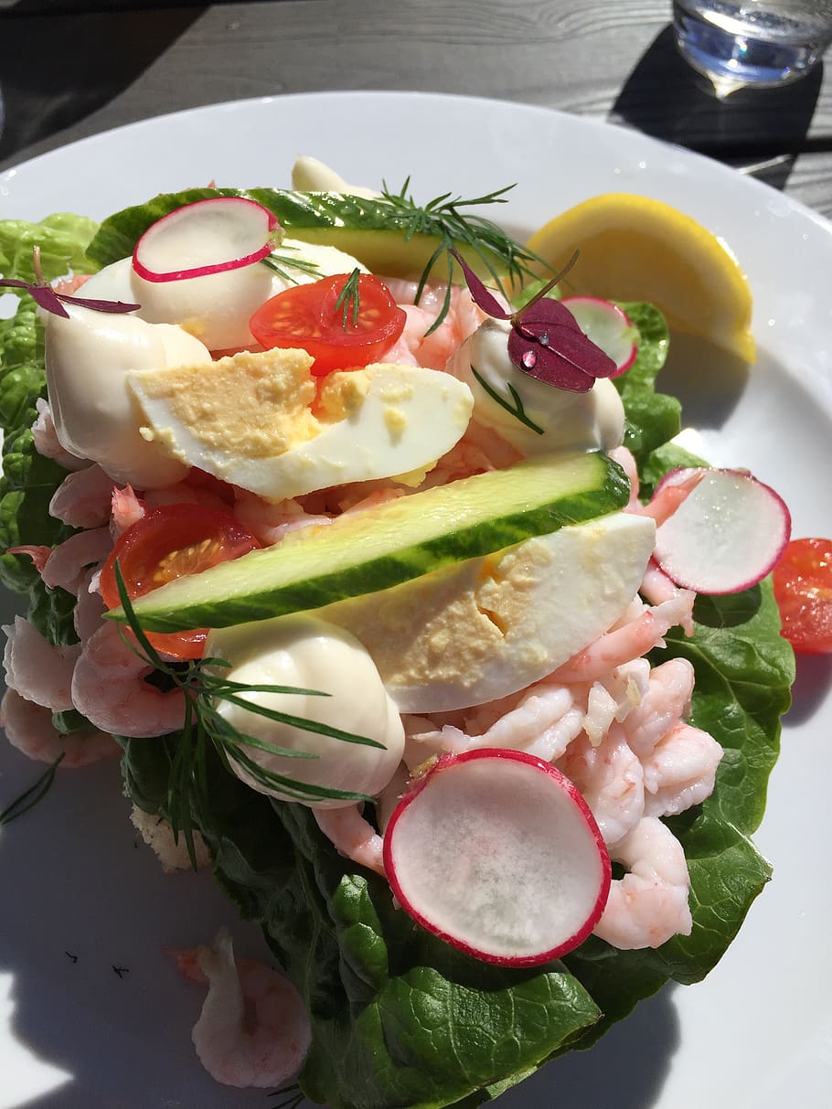 shrimp sandwich, shrimp, macka, mat, snack, food and drink, food, freshness, ready-to-eat, plate