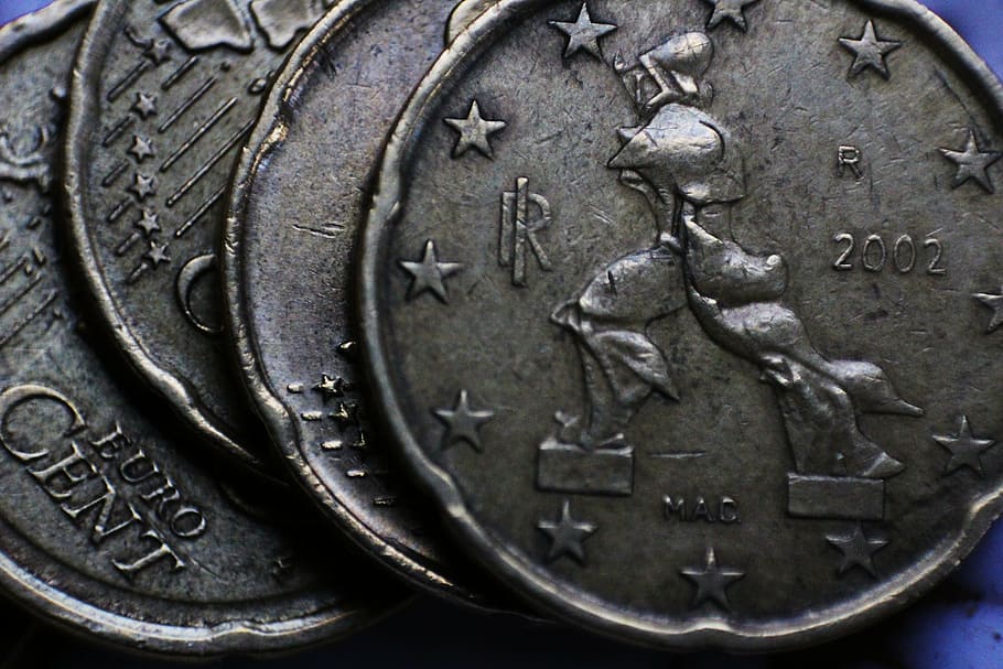 евро, цент, центы, двадцать, италия, футуризм, маринетти, итальянская республика, макро, деньги