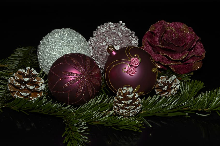 assorted christmas decors, christmas balls, balls, christmas, advent, christmas time, winter, decoration, festival, happy fixed