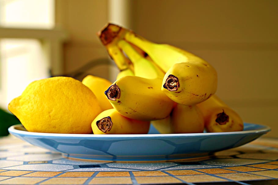 bananas, lemons, healthy, organic, natural, farm, fruit, healthy eating, food, food and drink