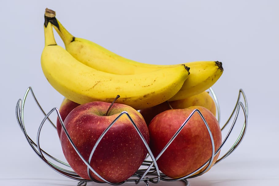 Fruta, postre plátano, comida, saludable, tropical, manzana, agricultura, dulzura, fondo, jugoso