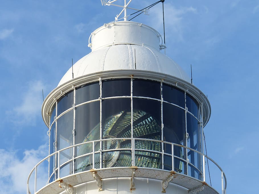 cape byron lighthouse, ocean, light, coast, warning, navigation, australia, beacon, landscape, seascape