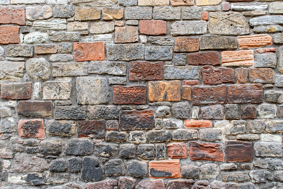 piedra natural, pared, fondo, estructura, viejo, históricamente, superficie, rau, piedra, ladrillo