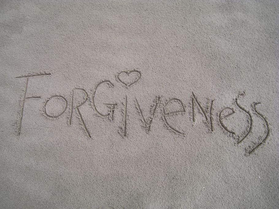 closeup, forgiveness, drawn, sand, summer, send, beach, write, text, communication
