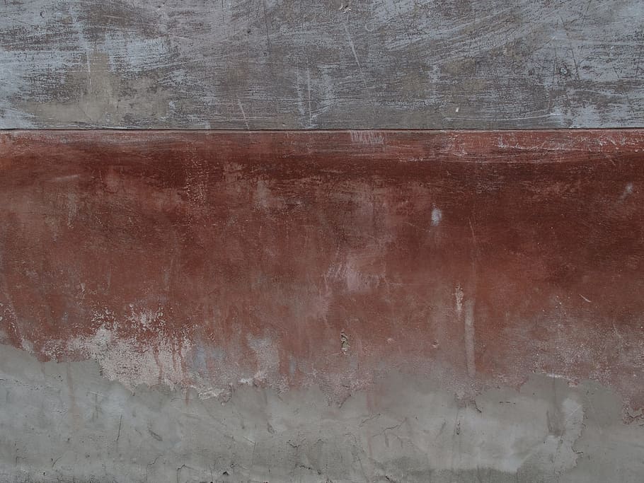 brown concrete pavement, Texture, Wall, Grunge, Plaster, crumbled off, weathered, background, old brick wall, grey