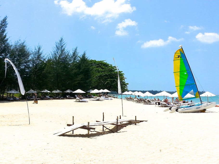 beach, white sand, thailand, holiday, khao lak, summer, vocation, nature, phuket, travel
