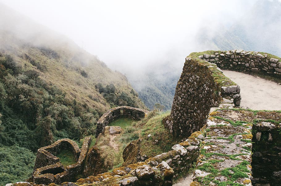 Machu Picchu, paisaje, lugar turístico, Perú, montaña, tierras altas, niebla, paisajes: naturaleza, medio ambiente, naturaleza