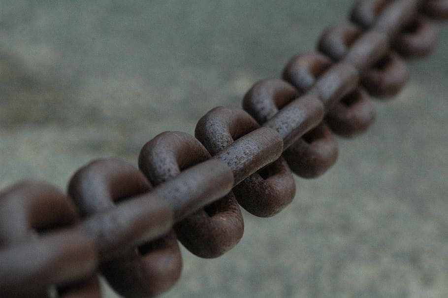 close-up photography, brown, Necklace, Ship, Iron, Chain, ship necklace, iron chain, anchor chain, port