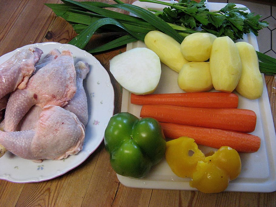 chicken stew, soup, ingredients, food, of course, tasty, vegetables, cook, food and drink, healthy eating
